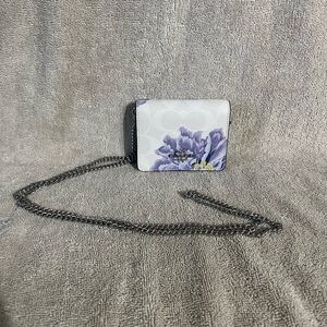 Coach Floral Chain Wallet